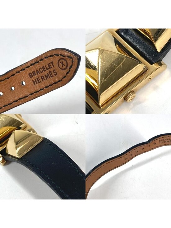 Hermes Watch Medle Leather Black X main image 9